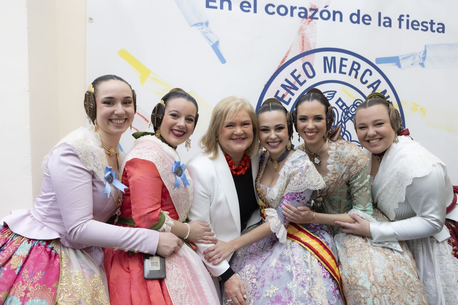 Carmen de Rosa es la anfitriona del Ateneo Mercantil.