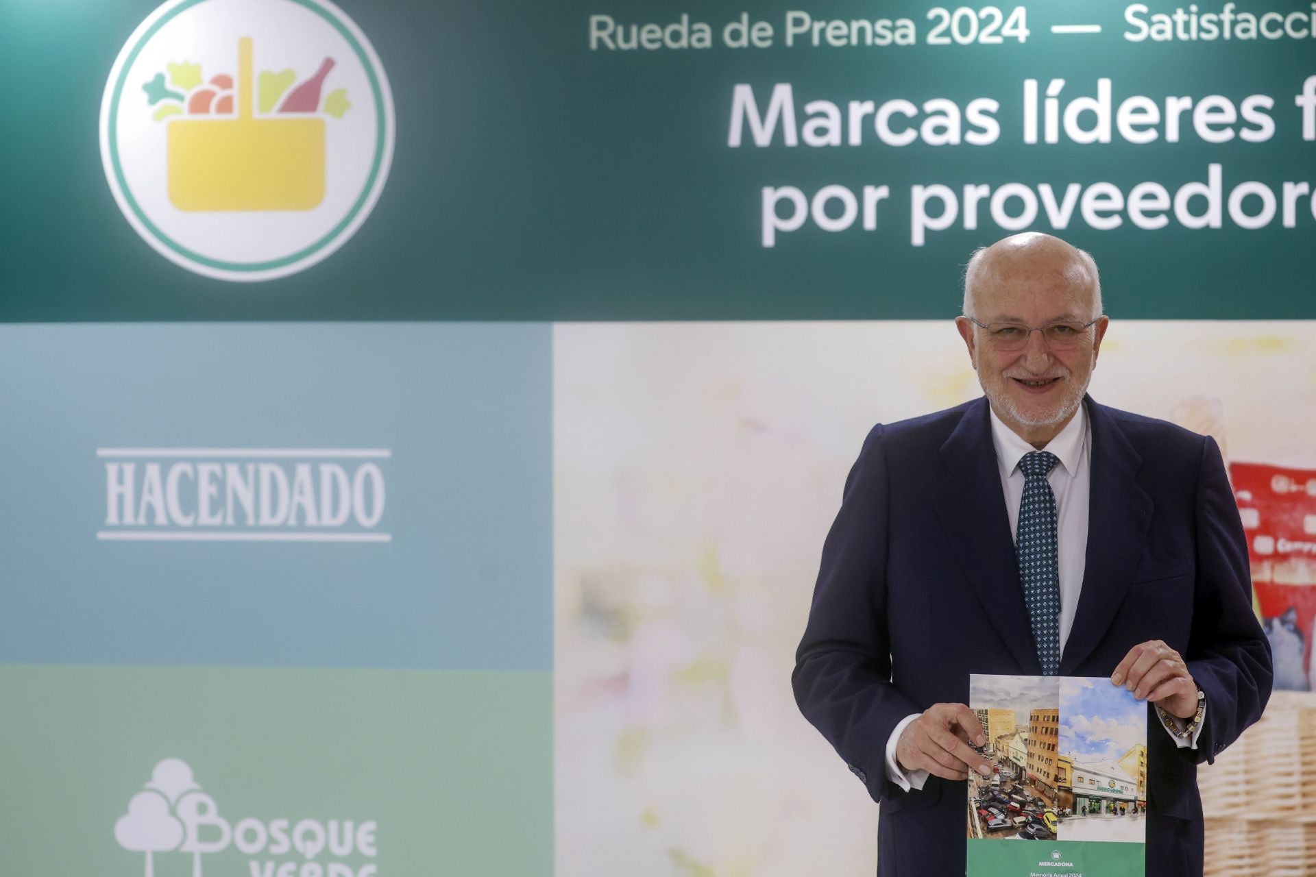 Todas las imágenes de la presentación de los resultados de Mercadona en 2024