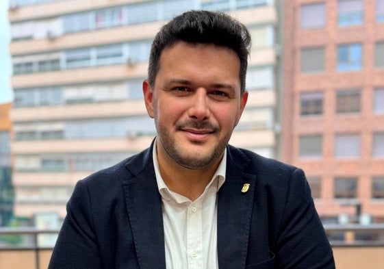 José Miguel Ferris, en el despacho de la alcaldía de Albal.