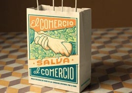 Bolsa tematizada para la campaña.