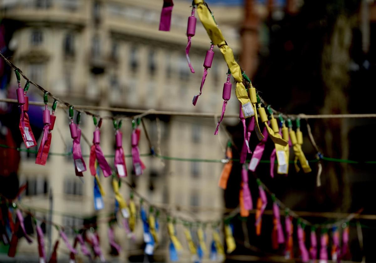 Mascletà del 12 de marzo en Valencia.