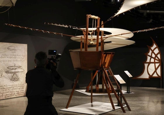 La exposición 'Leonardo Da Vinci. 500 años de genio', que estará hasta abril de 2026 en el Museo de las Ciencias.