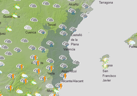 Previsión del tiempo para el viernes.