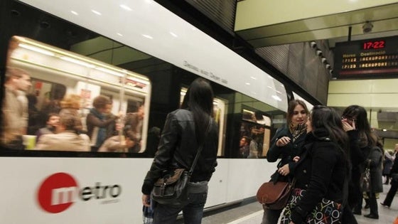 Estación de la red de Metrovalencia.