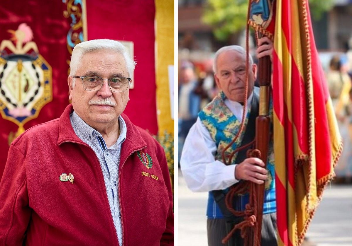 A la izquierda, Vicente Archer, de la Falla Plaza del Mercado Central. A la derecha, Pepe Gay, de la comisión 'Els doctors'.