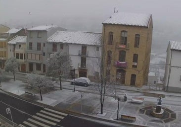 La nieve cuaja en la Comunitat Valenciana