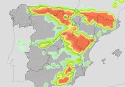 Aemet dibuja las zonas donde más nieve va a caer este fin de semana