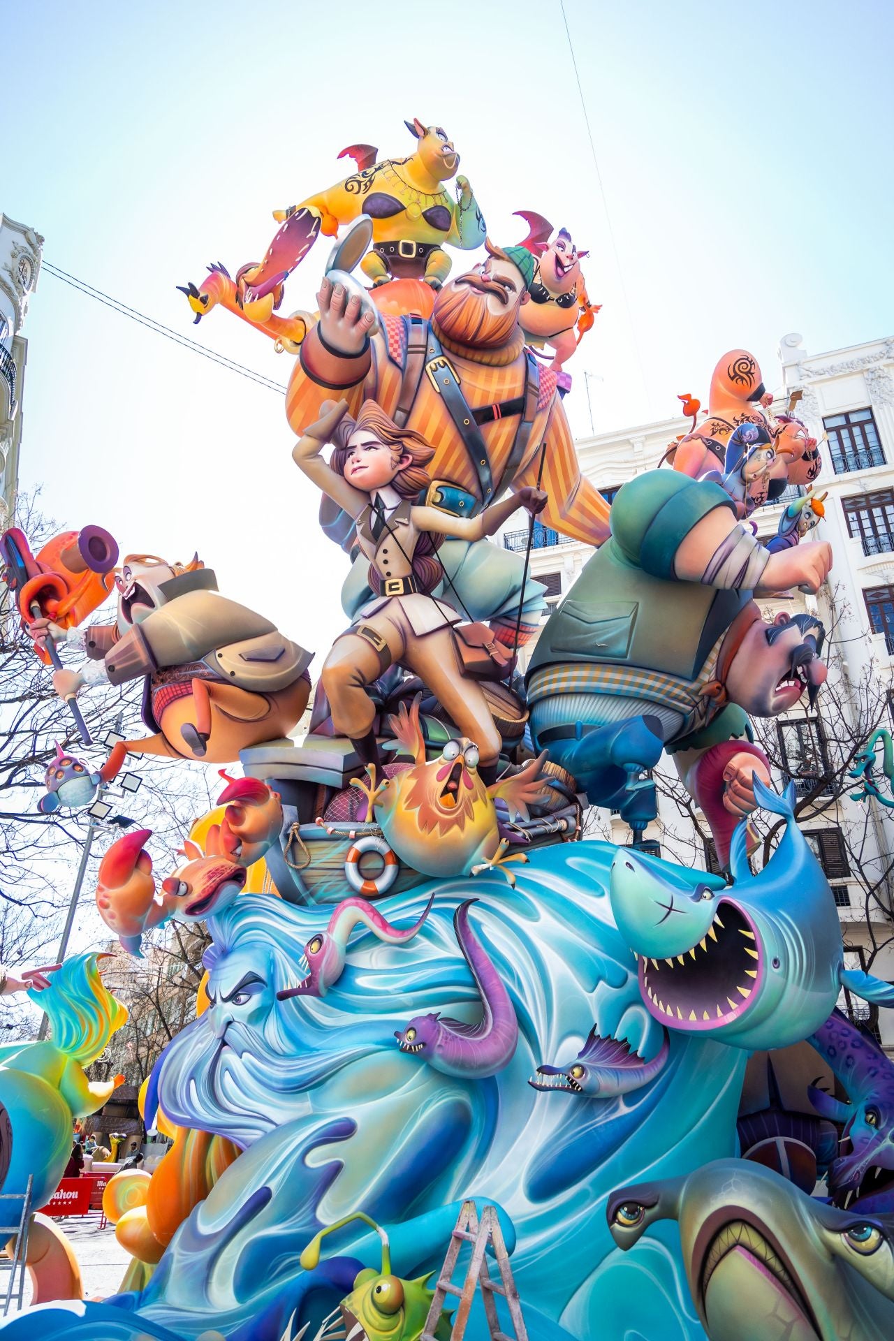 Falla Almirante Cadarso-Conde de Altea. Calle del Almirante Cadarso, 19, 46005 Valencia.