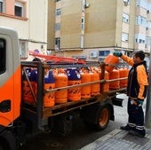 Reparto de butano en una imagen de archivo.