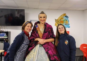 La corte de honor en la falla de La Torre.