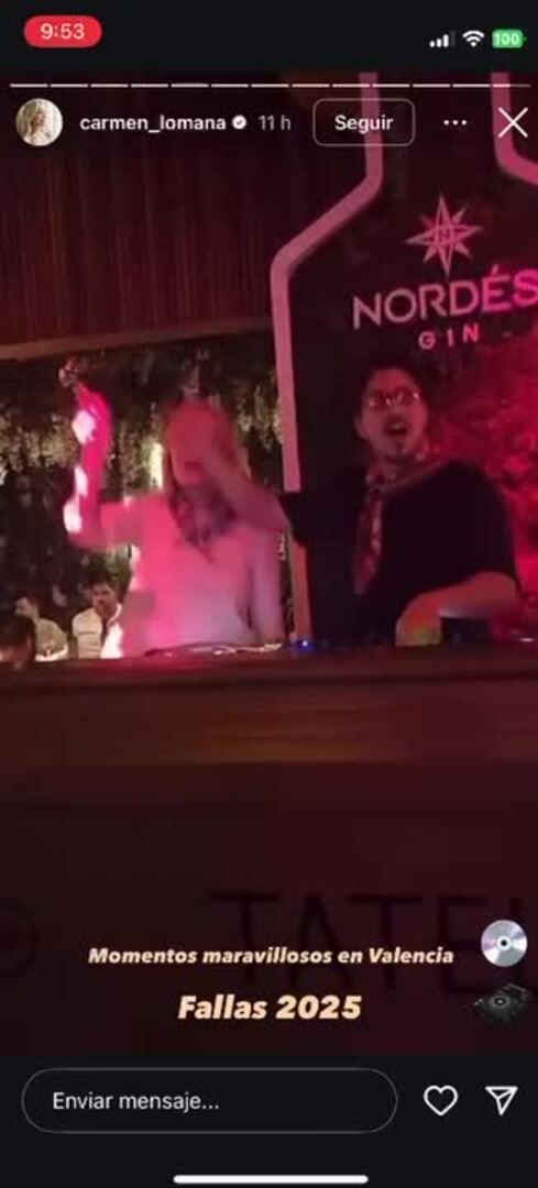 VÍDEO | Carmen Lomana de fiesta en un restaurante de Valencia