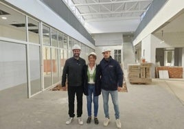 Visita a las obras del centro.