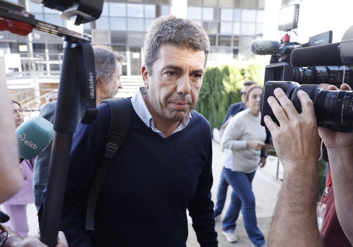 La jueza rechaza pedir los datos del coche oficial de mazón el día de la dana por estar aforado | las provincias