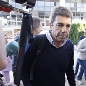 Carlos Mazón entrando a uno de los Cecopi posteriores al día de la dana.