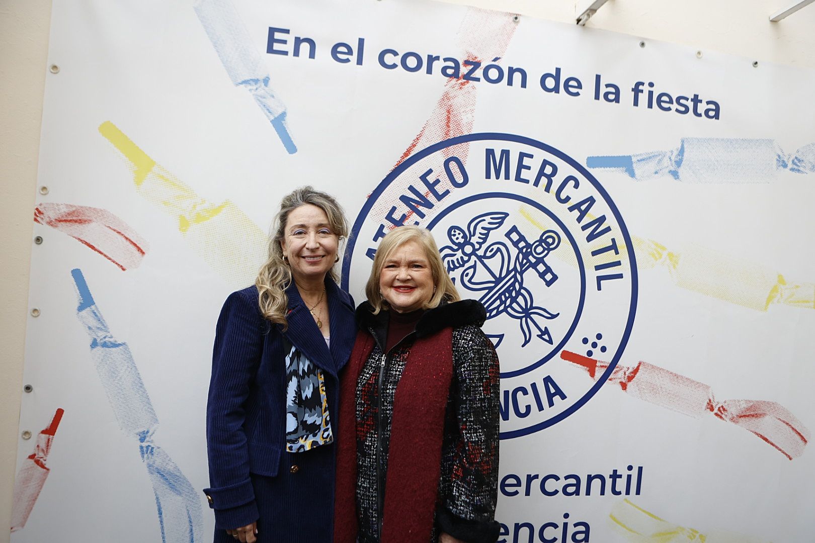 Mercedes Hurtado y Carmen de Rosa.