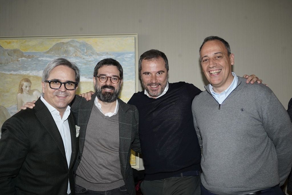 Pablo Jordán, Javier Delgado, Miguel Lozano y Quique Grau.