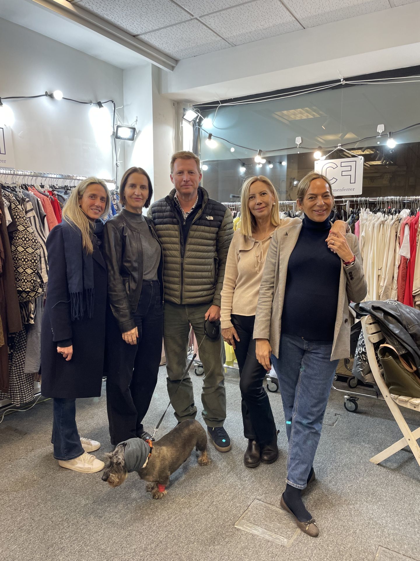 Patricia Plasencia, Silvia Plasencia, Antonio Cattaneo, Carmen Ferrer y Paula Alcón.