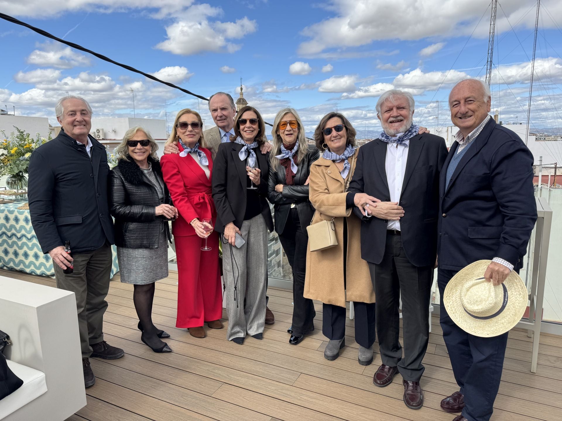 Vicente Folgado, Mª José Navarro, Marieli Albert, José Vicente Morata, Pilar Pons, Amparo Matíes, Amparo Vallés, Rafael Ferrando y Rafael Aznar.