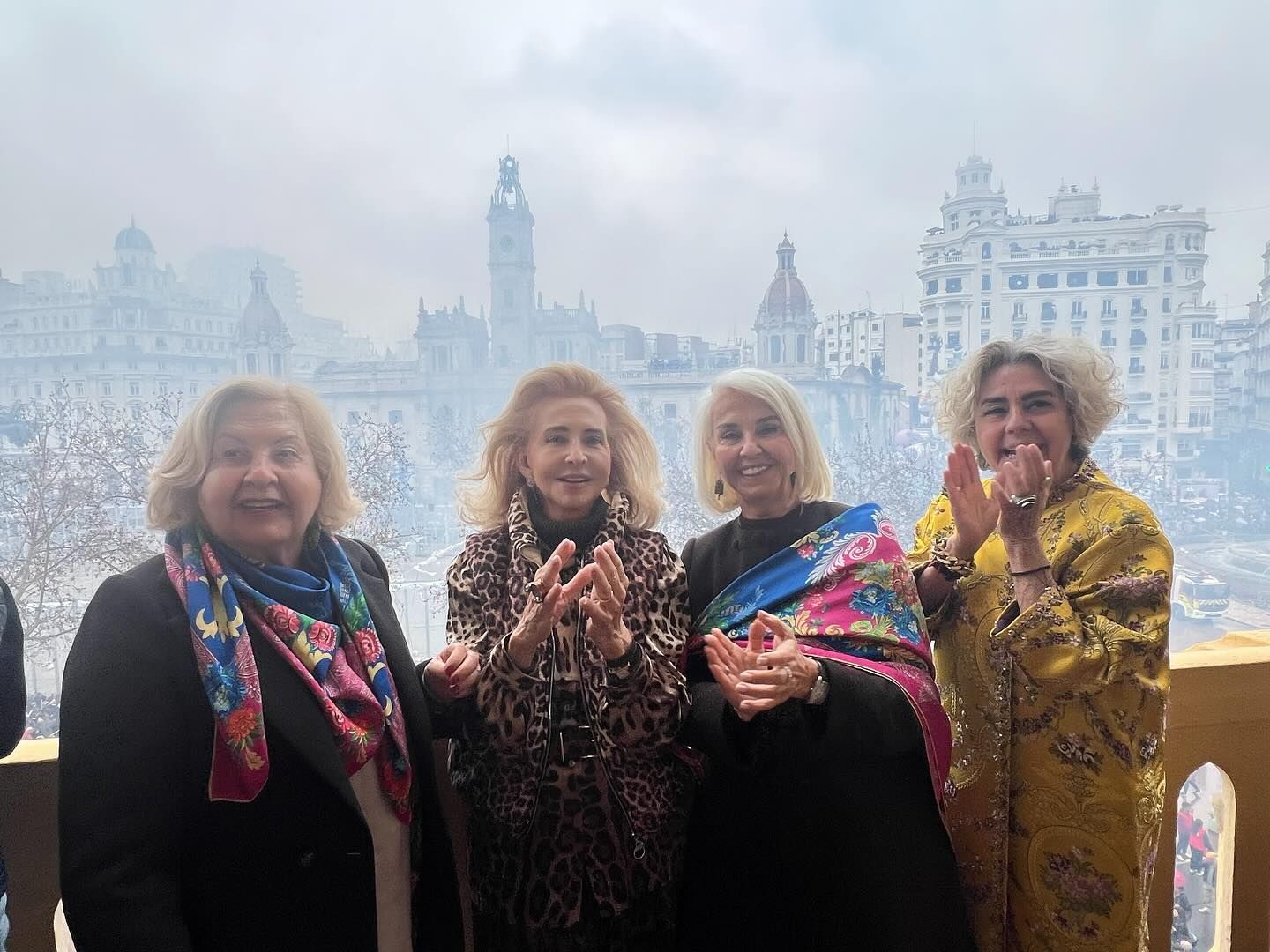 Emilia Hervás, Mayrén Beneyto, Hortensia Herrero y Marta de Diego.