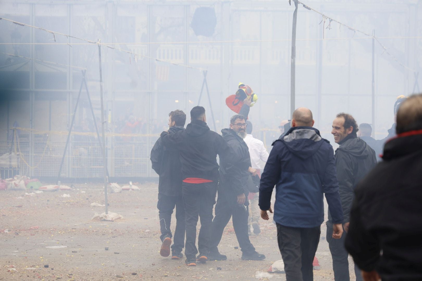 Fotos: Así ha sido la mascletà de Pirotecnia Vulcano