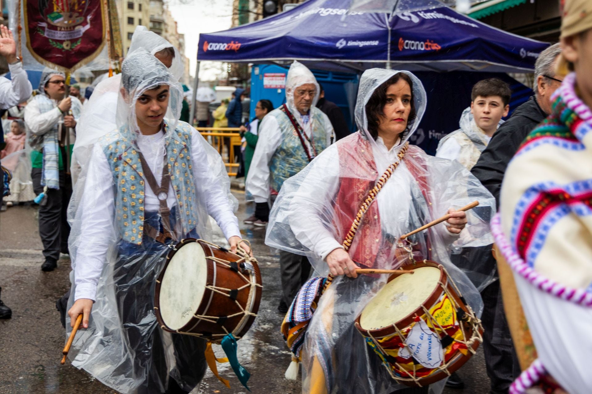 FOTOS | Segundo día de Ofrenda de las Fallas 2025