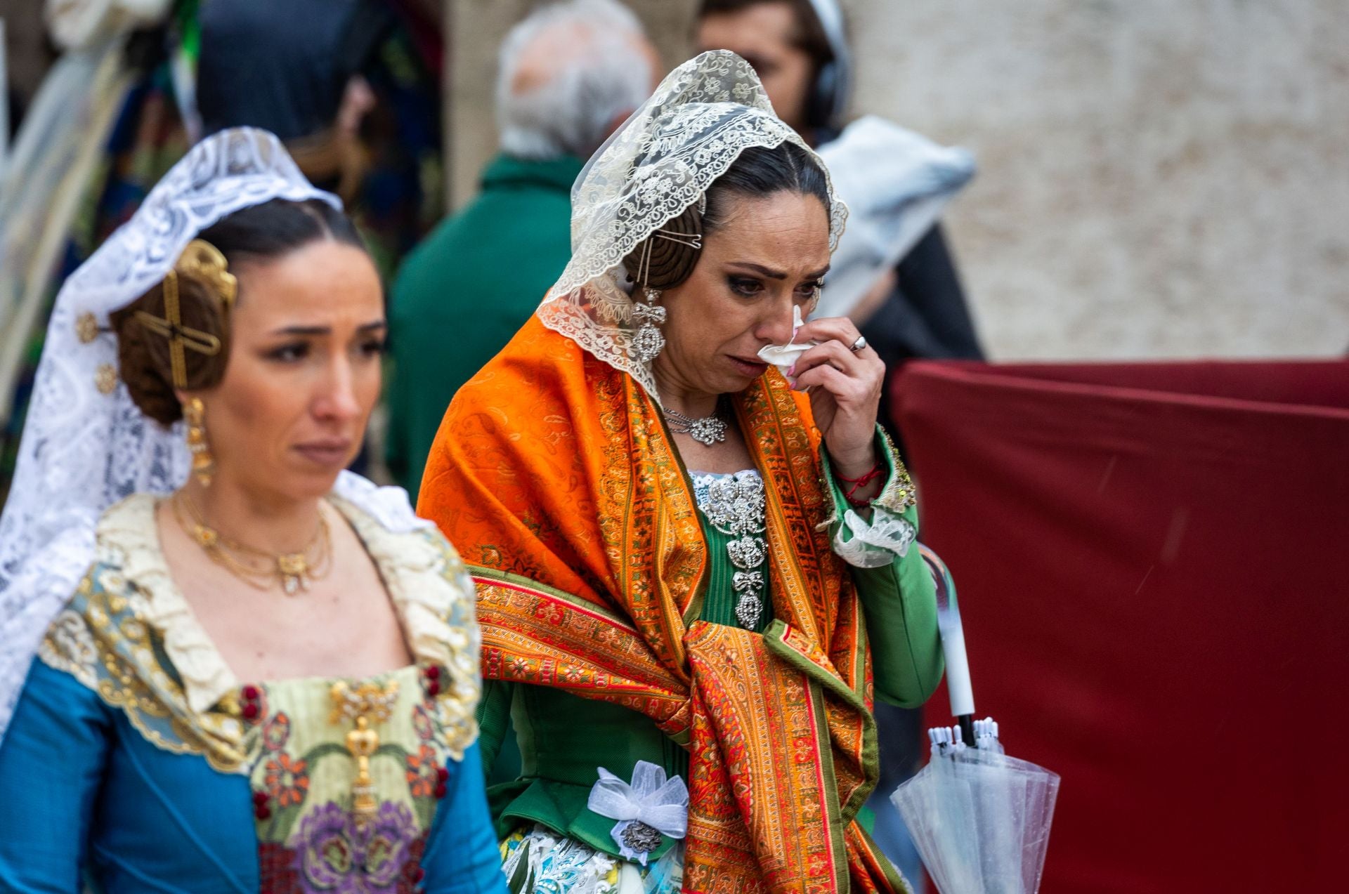 FOTOS | Segundo día de Ofrenda de las Fallas 2025