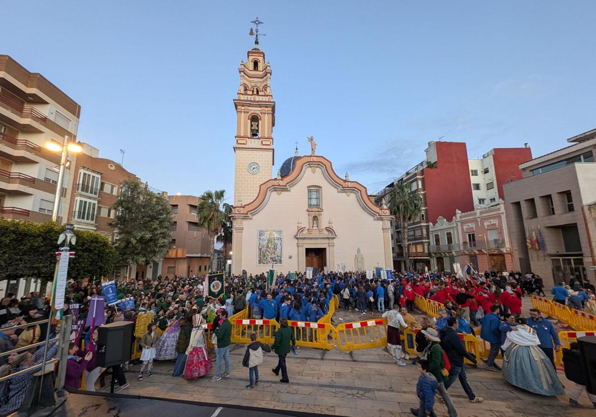 Acto fallero en Catarroja esta semana.