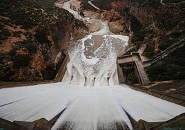 Presa del embalse de Forata.