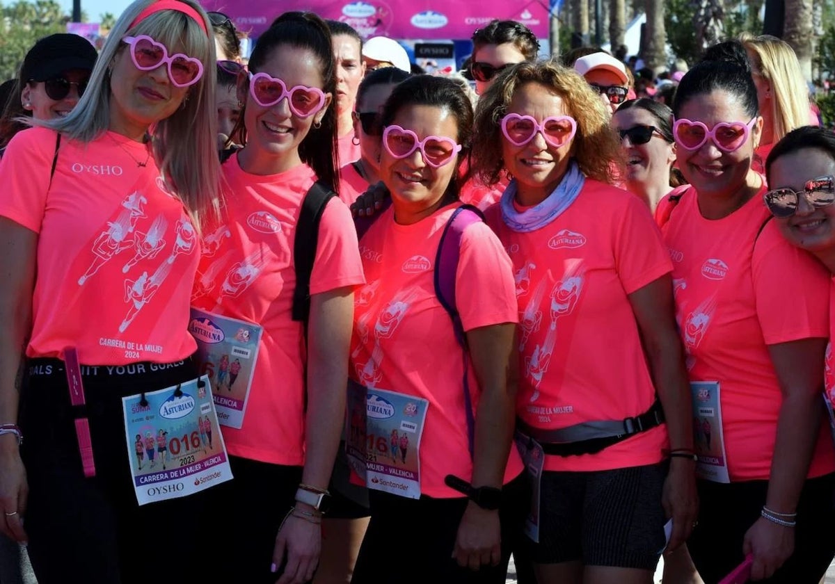 Participantes en la edición de la Carrera de la Mujer de 2024.