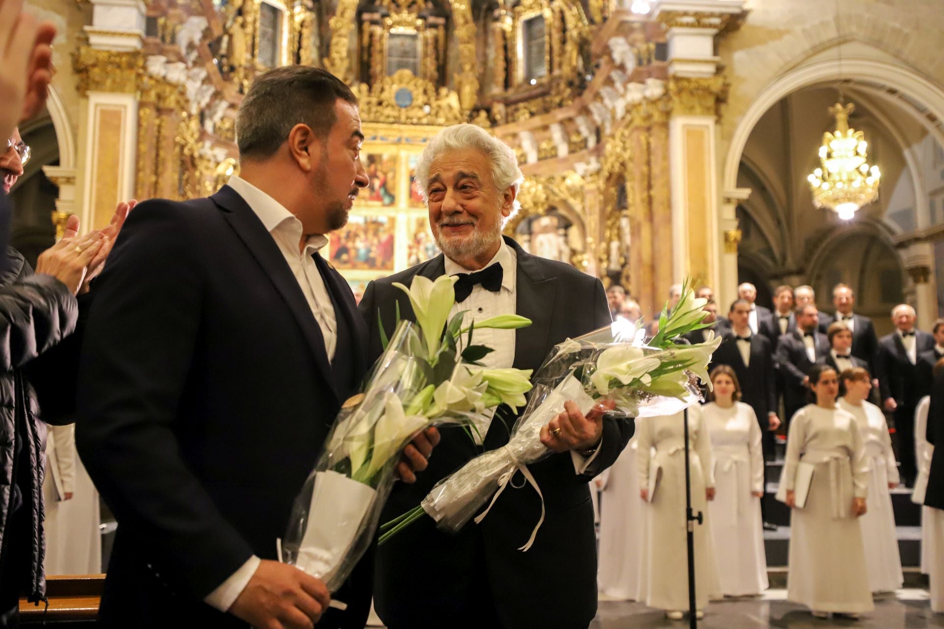 FOTOS | El Orfeón Donostiarra y Plácido Domingo cantan a Valencia
