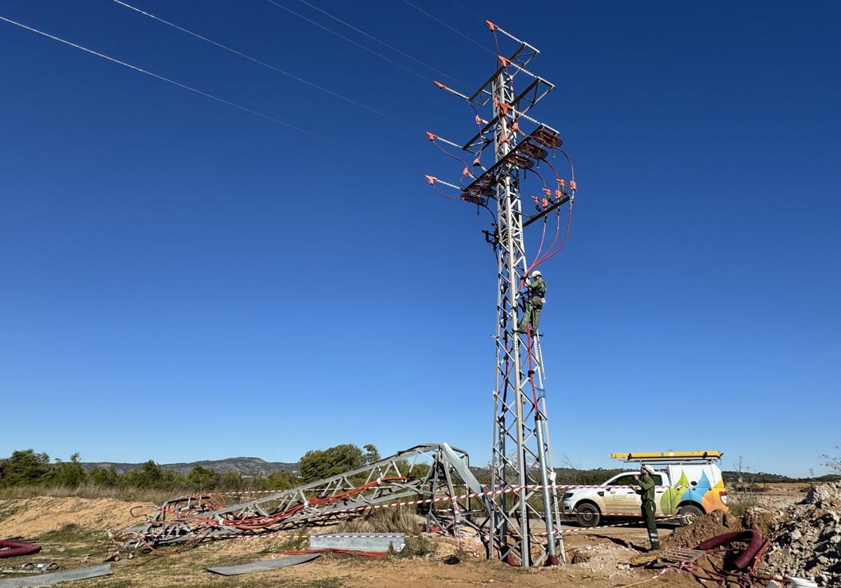 Iberdrola rediseña la red eléctrica afectada por la dana