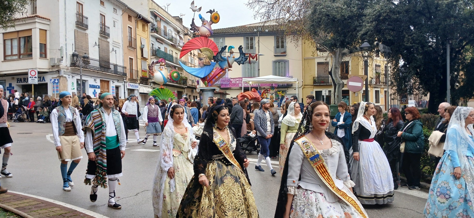 La lluvia prolonga las Fallas en Xátiva hasta el sábado