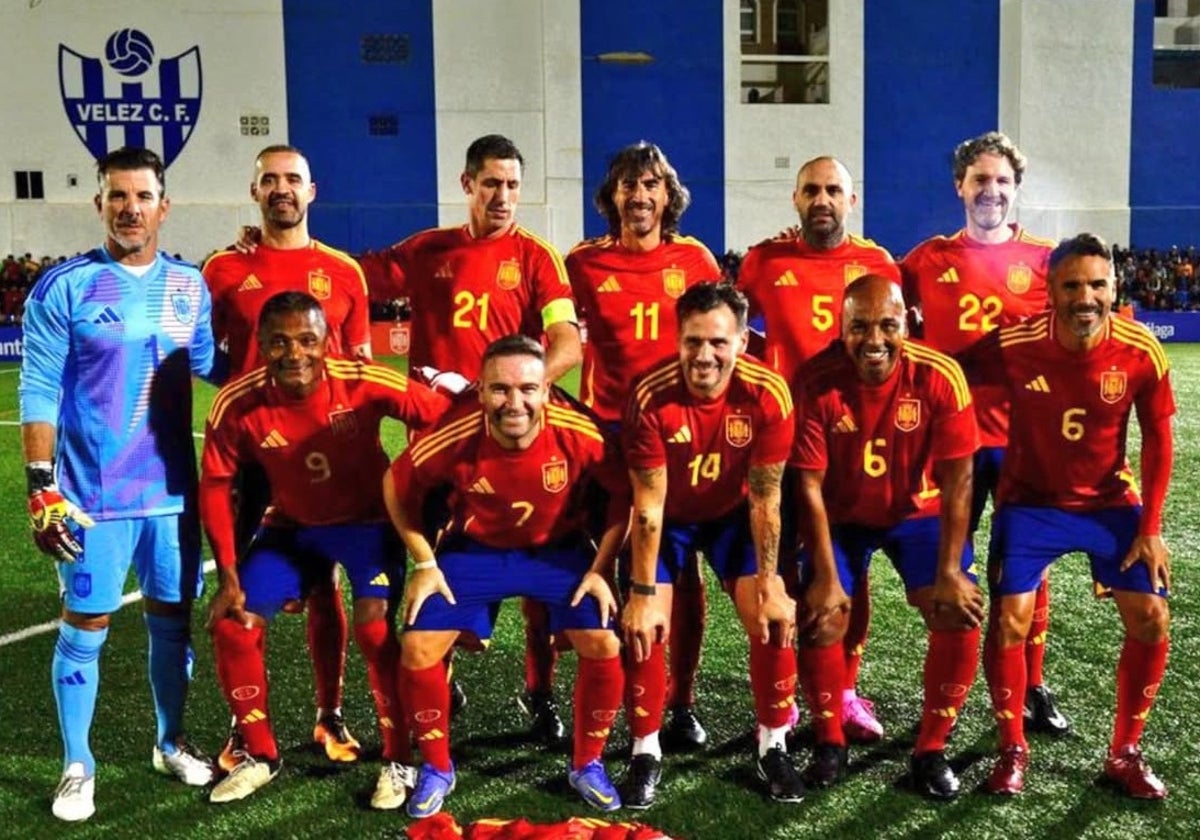 El conjunto Leyendas España, durante uno de sus encuentros solidarios.