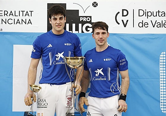 Alejandro y Nacho, los campeones.