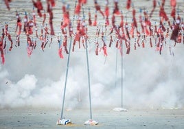 Mascletà a cargo de Pirotecnia Alto Palancia.