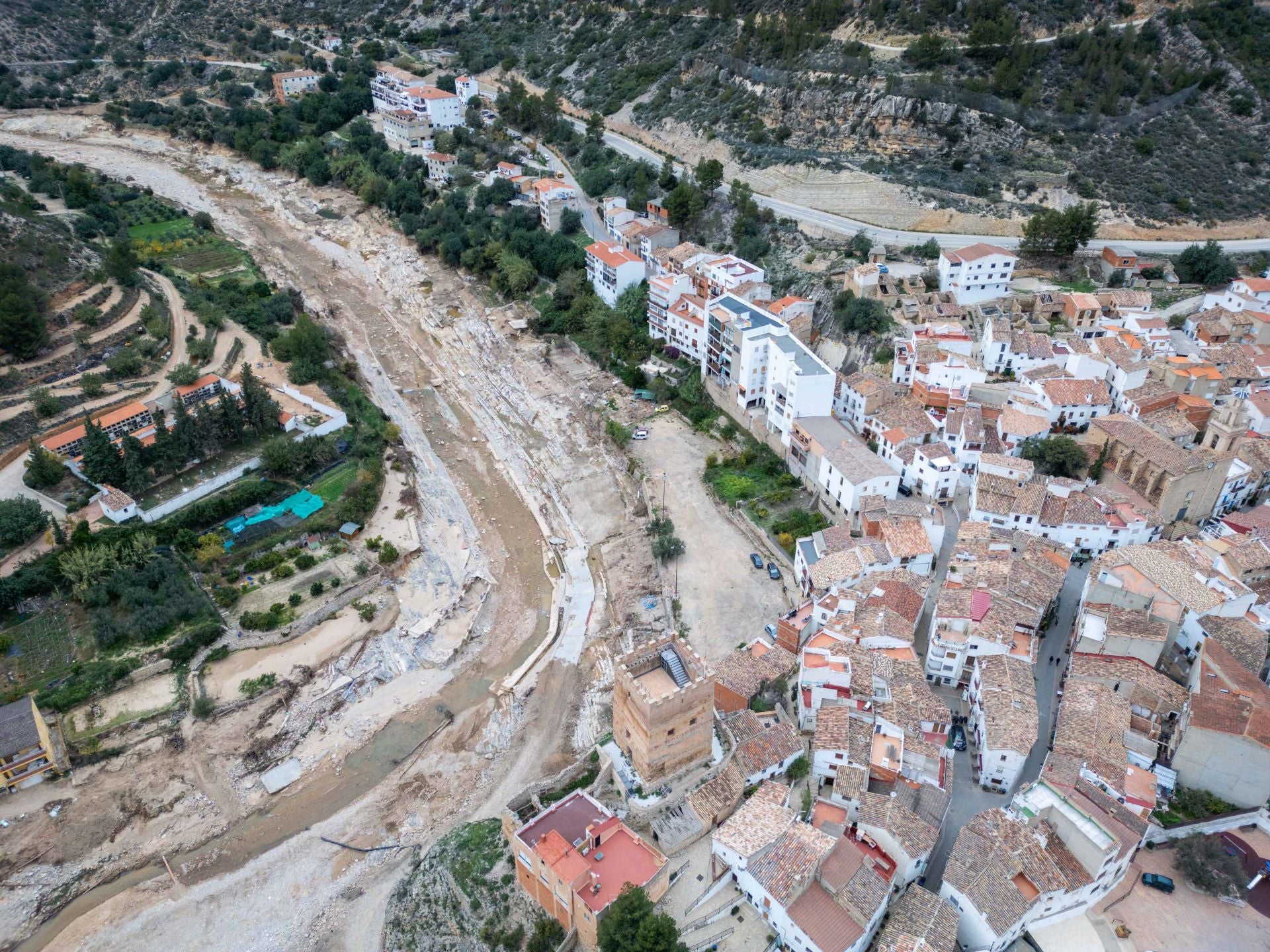 FOTOS | La dana destroza el atractivo turístico del parque natural de Sot de Chera