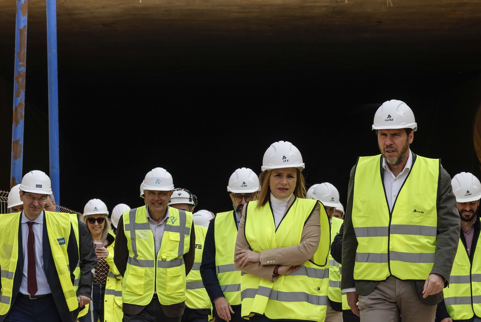 FOTOS | Obras del canal ferroviario de acceso a Valencia