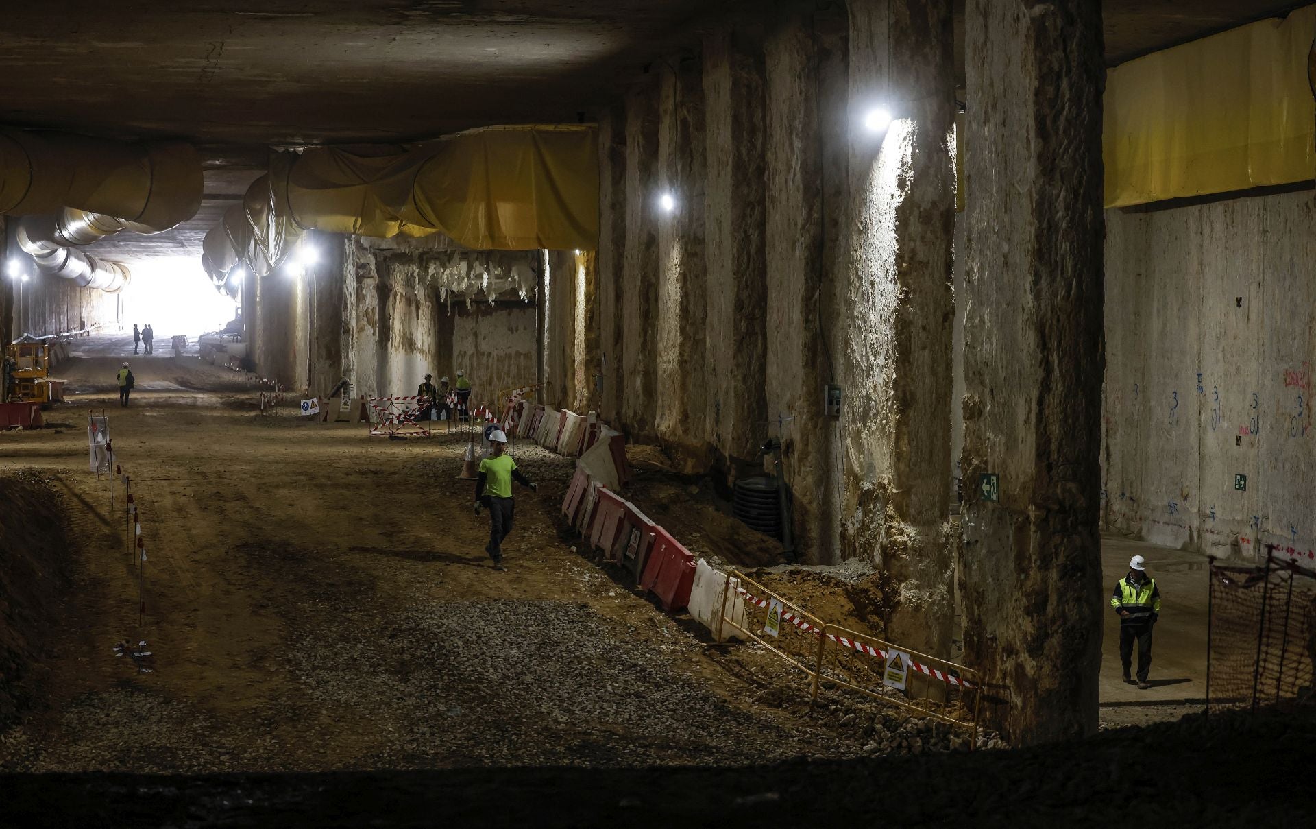 FOTOS | Obras del canal ferroviario de acceso a Valencia