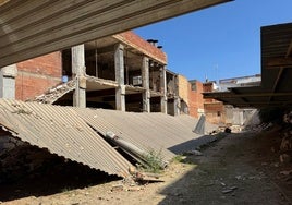 Edificio colapsado.