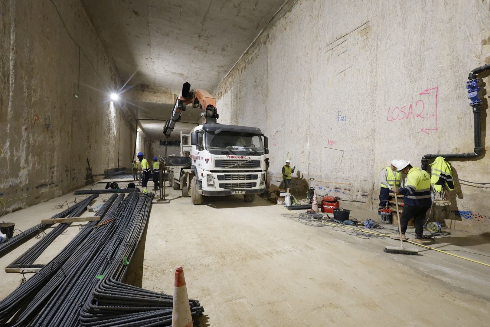 FOTOS | Obras del canal ferroviario de acceso a Valencia