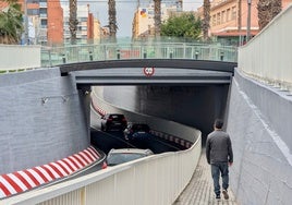 Túnel reabierto en Alfafar.