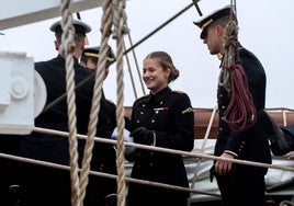 Nuevas fotos de Leonor a bordo de Elcano