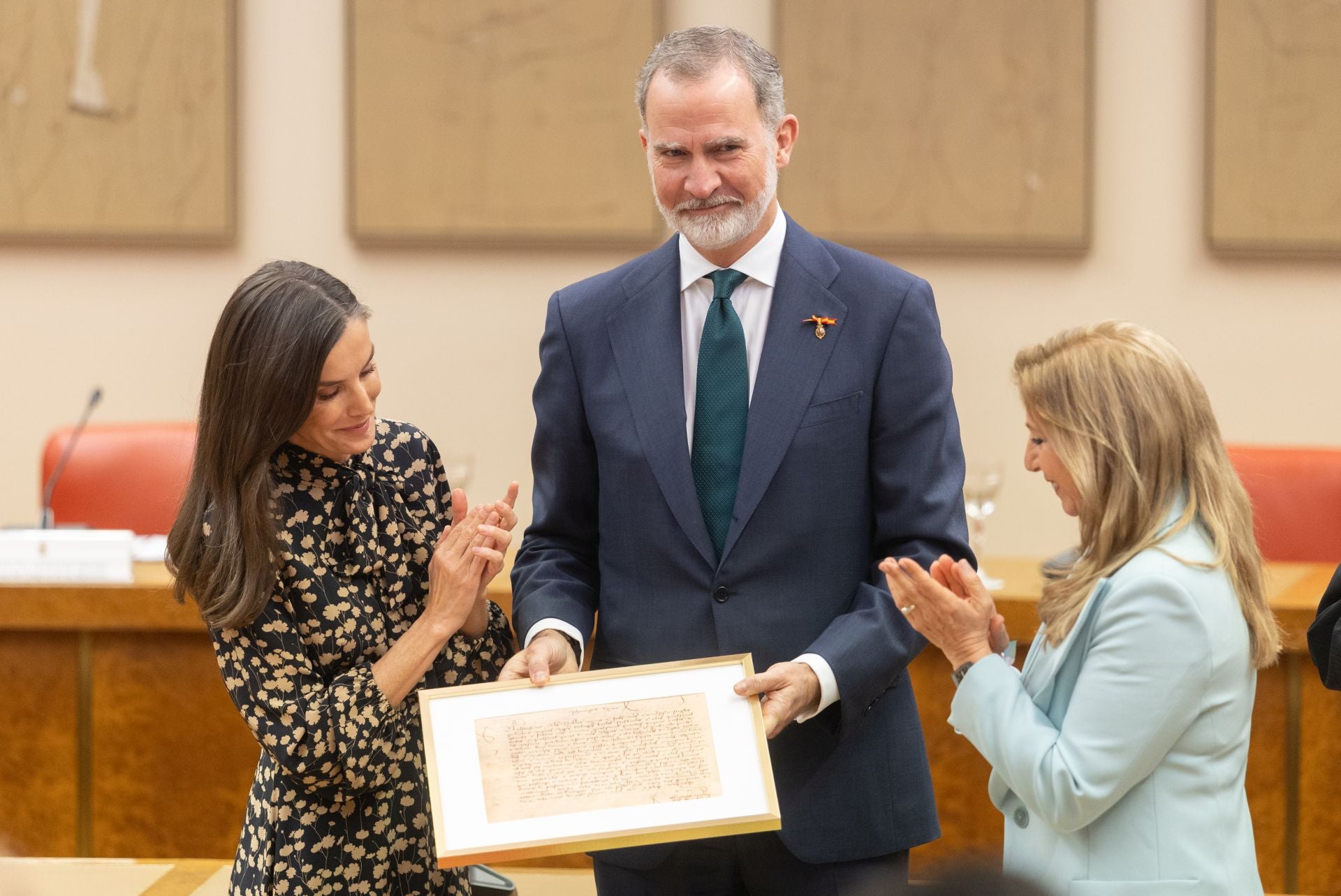 Letizia deslumbra en el Día Internacional del Pueblo Gitano con un look reutilizado