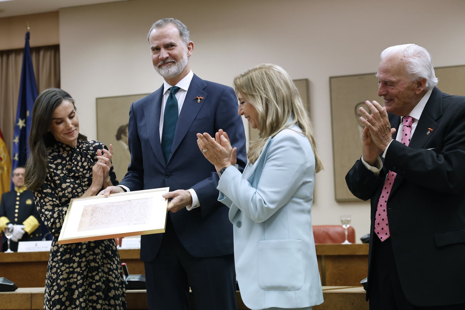 Letizia deslumbra en el Día Internacional del Pueblo Gitano con un look reutilizado