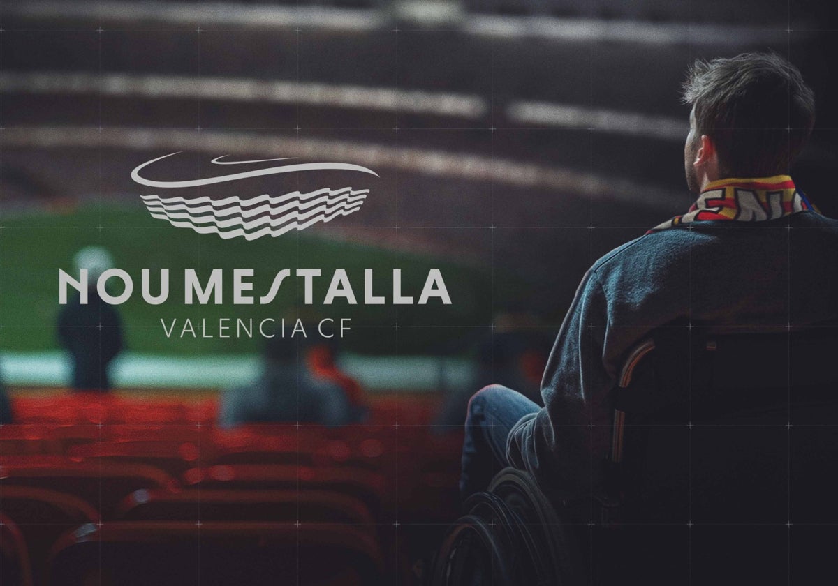El club valencianista anuncia los espacios reservados del Nou Mestalla.