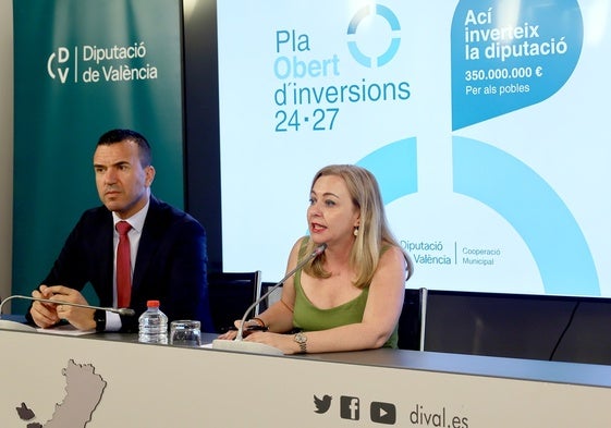 Presidente Mompó  y Vicepresidenta Enguix.