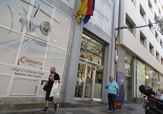 Sede de la Cámara de Comercio en la calle Poeta Querol de Valencia.