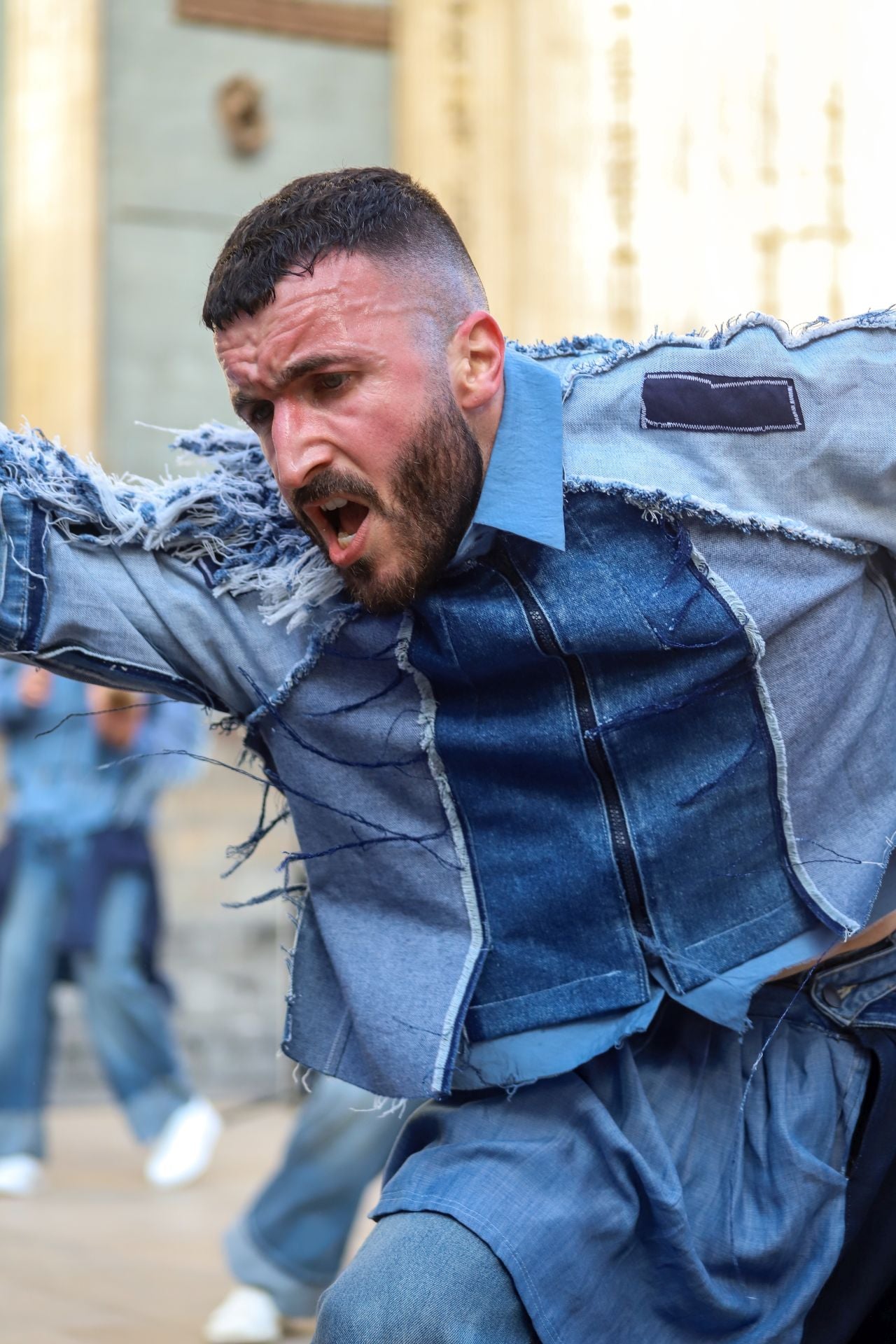 Inauguración de Dansa Valencia con el espectáculo &#039;Transeúnte&#039;, en la plaza del Mercado