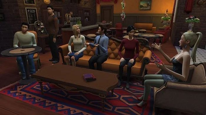 Un fan recrea los personajes y escenarios de la serie 'Friends' en el juego 'Los Sims 4'