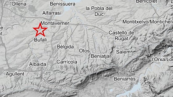 Vuelve a temblar la tierra en menos de 24 horas en la Vall d'Albaida
